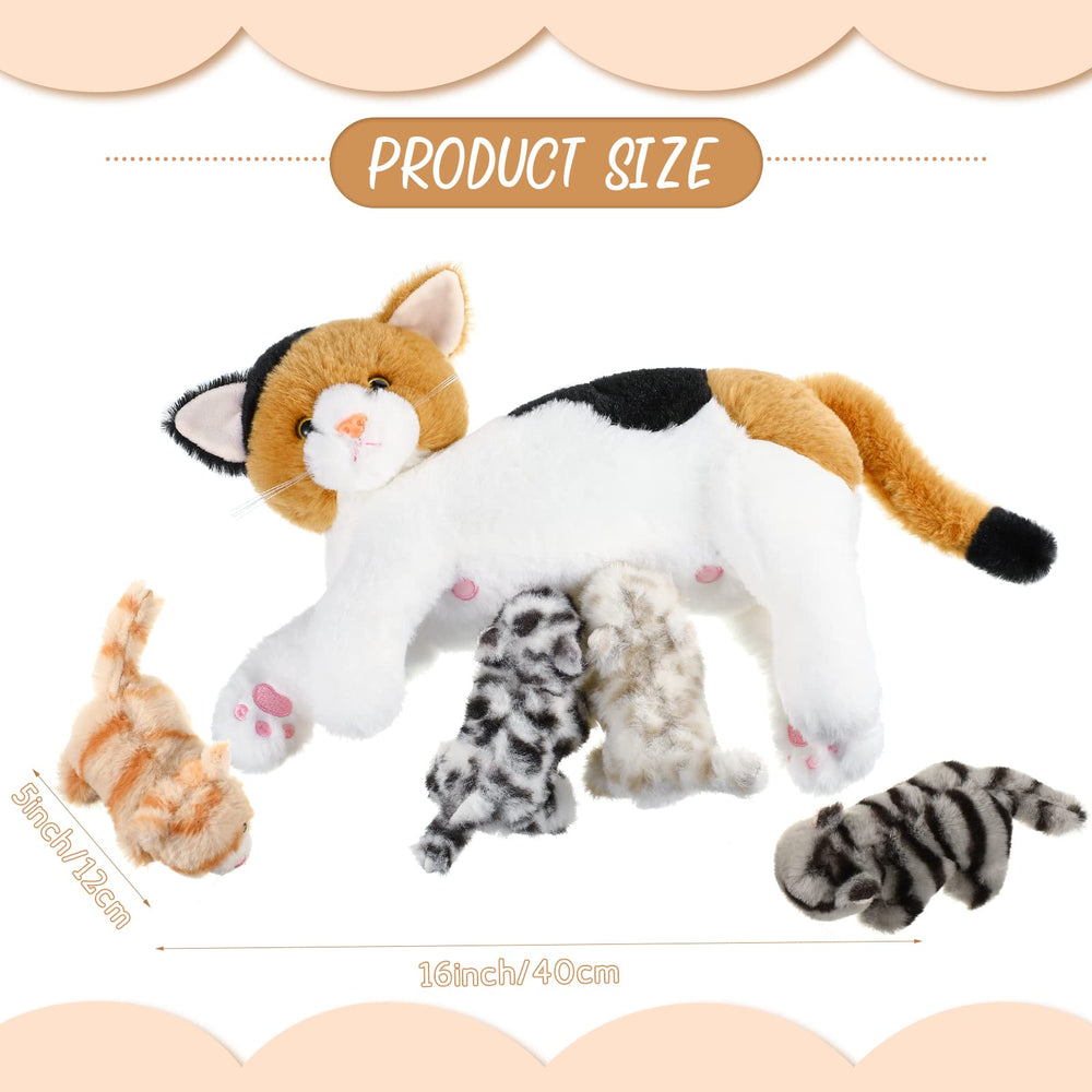 Skylety kitten closeup 5-inch soft plush enhances imaginative play