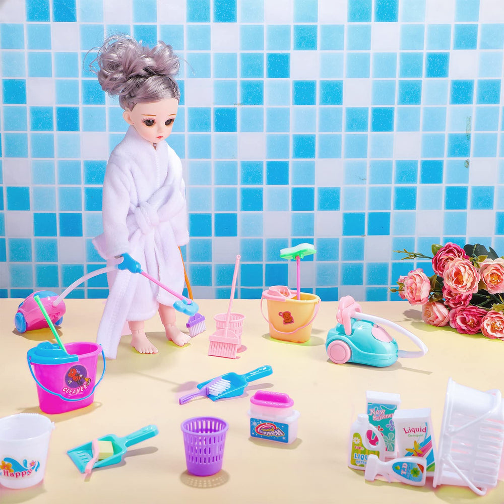 Skylety mini brush adds detail to dollhouse chores.