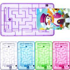 Skylety Money Puzzle Box Clear: portable gift card holder with engaging maze challenge