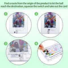 Skylety Money Puzzle Box Green: colorful maze box guards cards while providing playful challenge