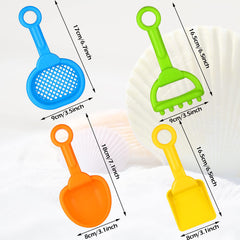 Skylety rainbow-colored sand shovels perfect for beach fun.
