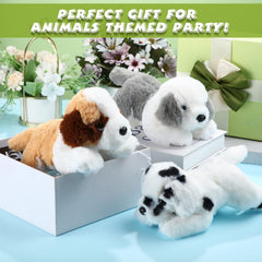 Skylety Soft plush puppy pillow set for naps and decor