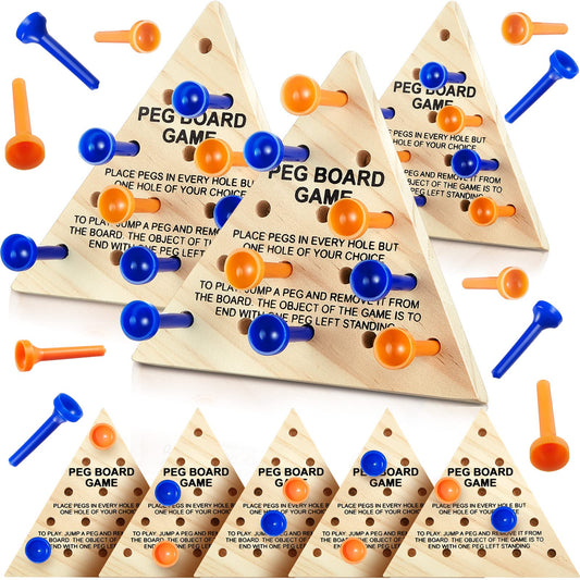 Skylety triangle peg board with smooth edges for safe play