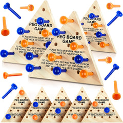 Skylety triangle peg board with smooth edges for safe play