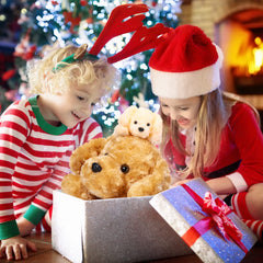 Skylety Christmas gift dog plush for seasonal gifting and cozy celebrations.