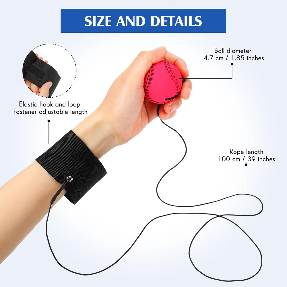 Skylety wrist return ball tennis-style mixed colors for fast hand-eye drills