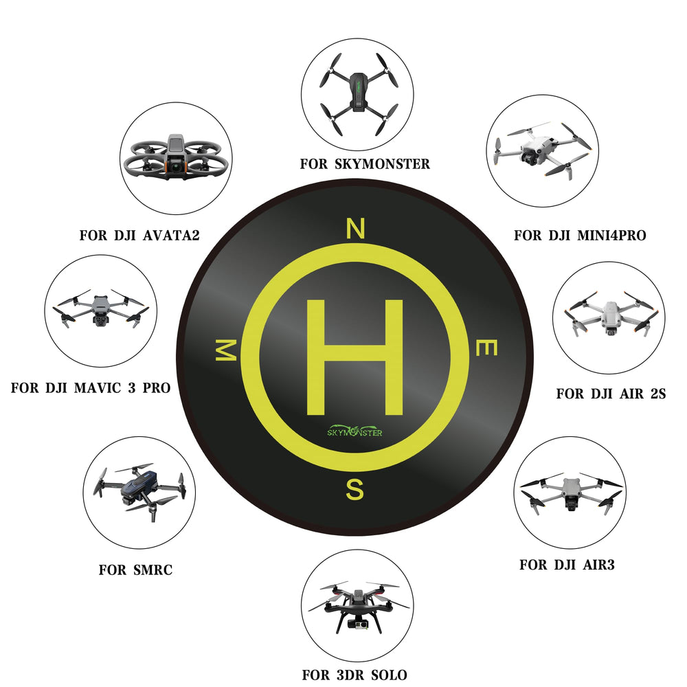 SKYMONSTER landing pad double-sided colors for high visibility