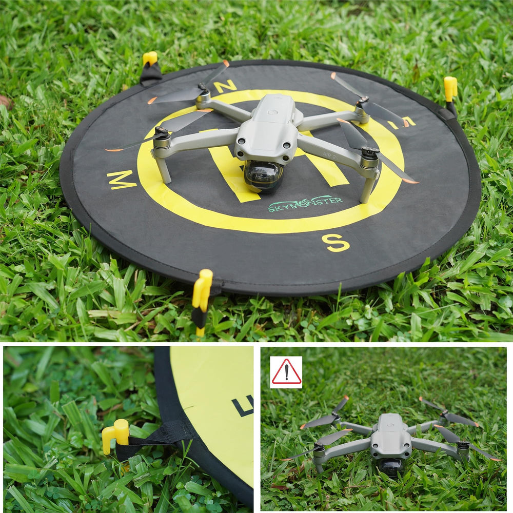 SKYMONSTER waterproof nylon construction protects drone during rain