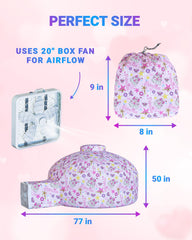 Skywin Fairy Fort Air Tent princess design sparks imaginative adventures.