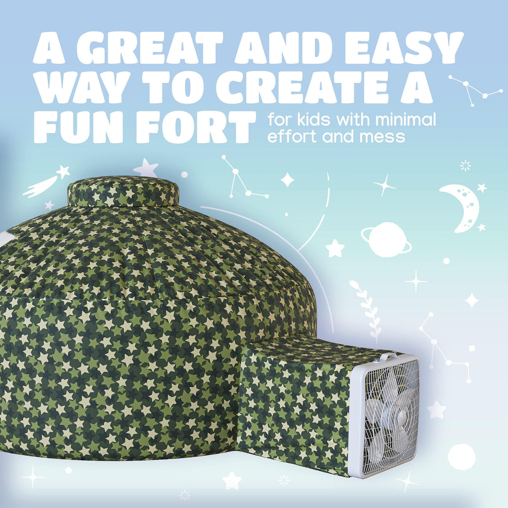 Skywin Forest Fort door-open view demonstrates easy access for shared play sessions.