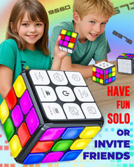 Two cubes pack for cooperative or competitive play during gatherings