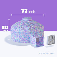 Skywin Mermaid scale design enhances imagination with shimmering underwater vibe
