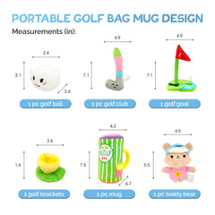 Skywin My First Golf Bag plush mug for pretend tea-time and golf-themed play.