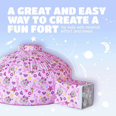 Skywin Princess Palace spacious interior for group play and plush cushions.