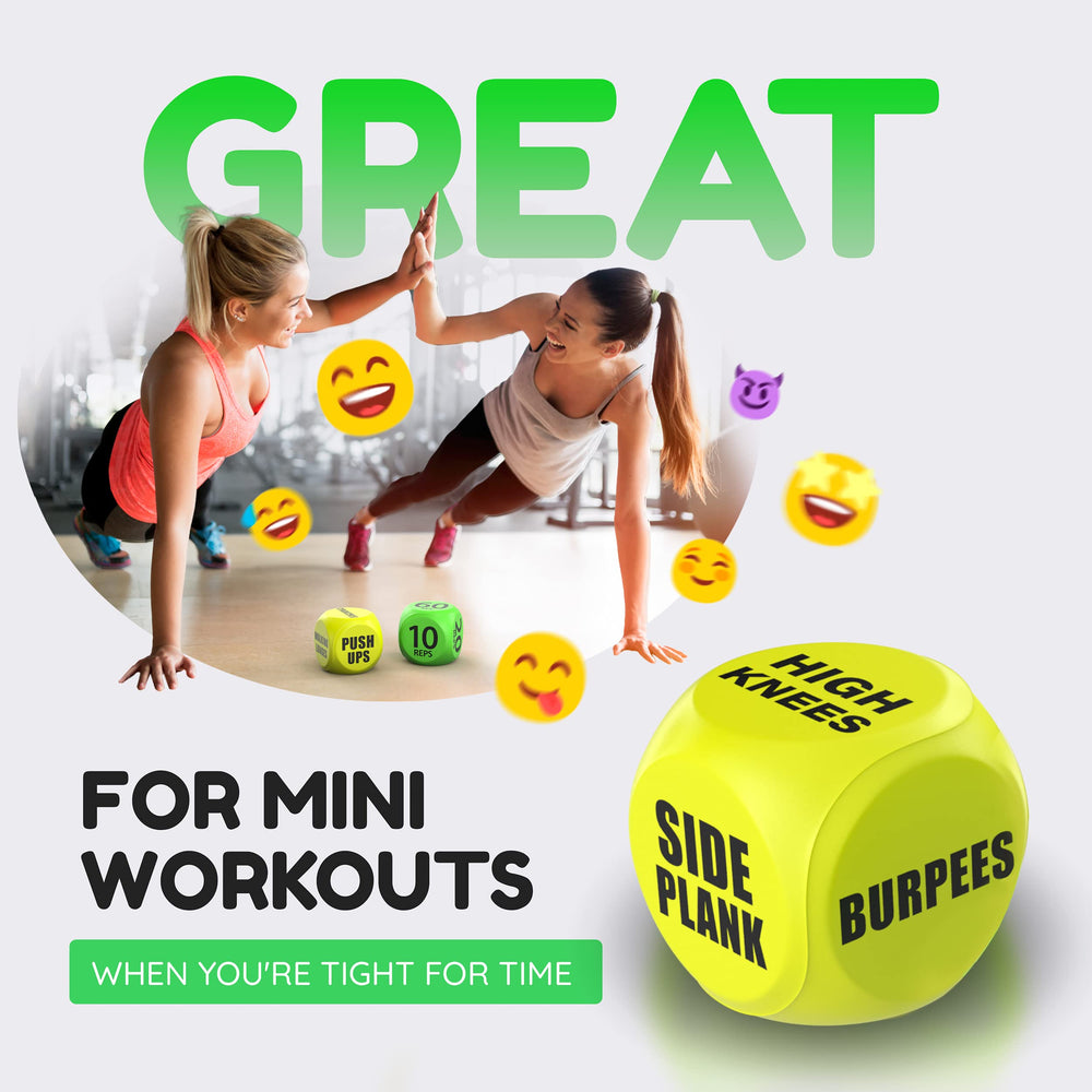 Skywin TidyFriend compact yellow dice ideal for home gym and travel.