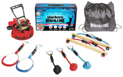 Slackers NinjaLine 36' Intro Kit ropes knots improve grip and coordination.