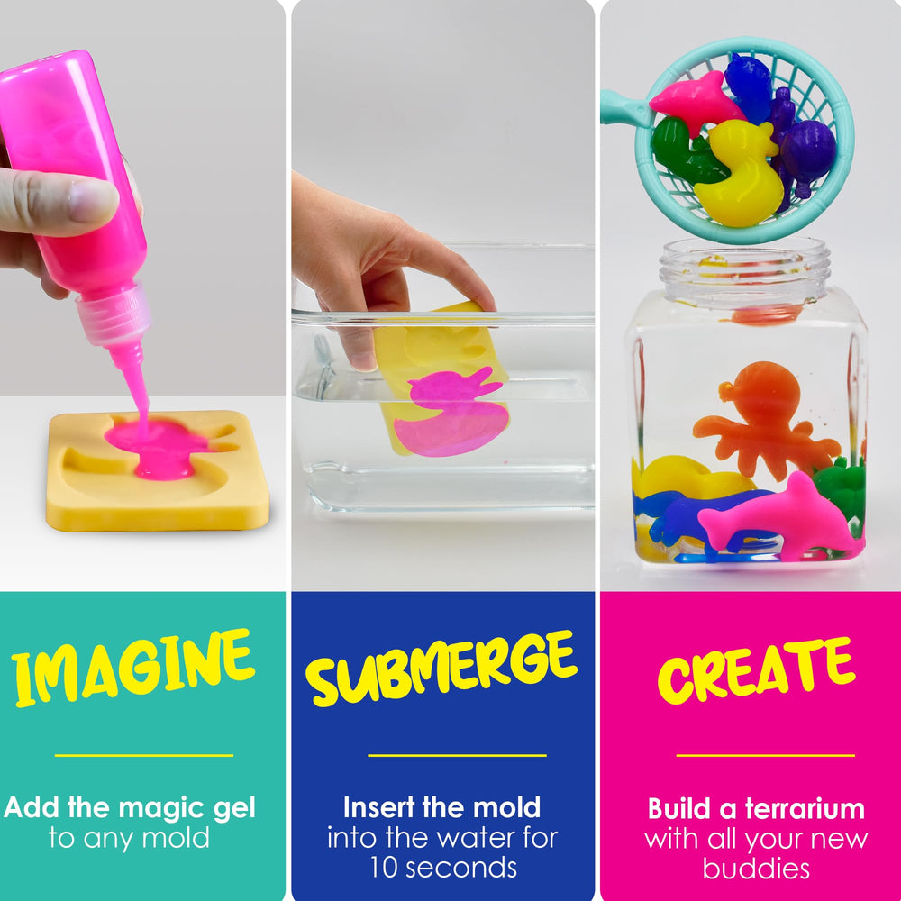 Sleepah Squishy Maker with magic powder for safe, kid-friendly crafting.