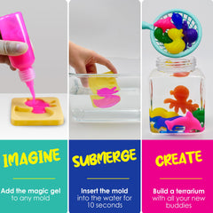 Sleepah Squishy Maker with magic powder for safe, kid-friendly crafting.
