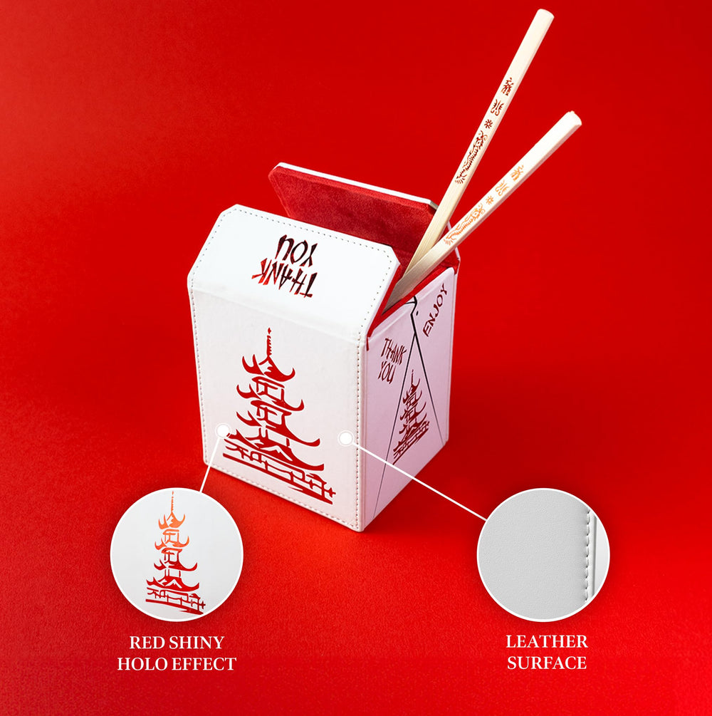 Holds up to 100 sleeved cards securely for TCGs.