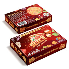 Slice pizza card game slapping action creates quick, humorous competition for everyone.