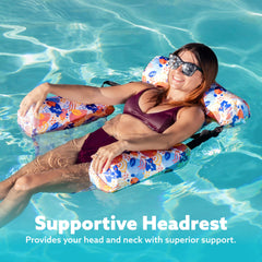 Sloosh two-pack pool hammock set ready for backyard parties or lakeside trips.