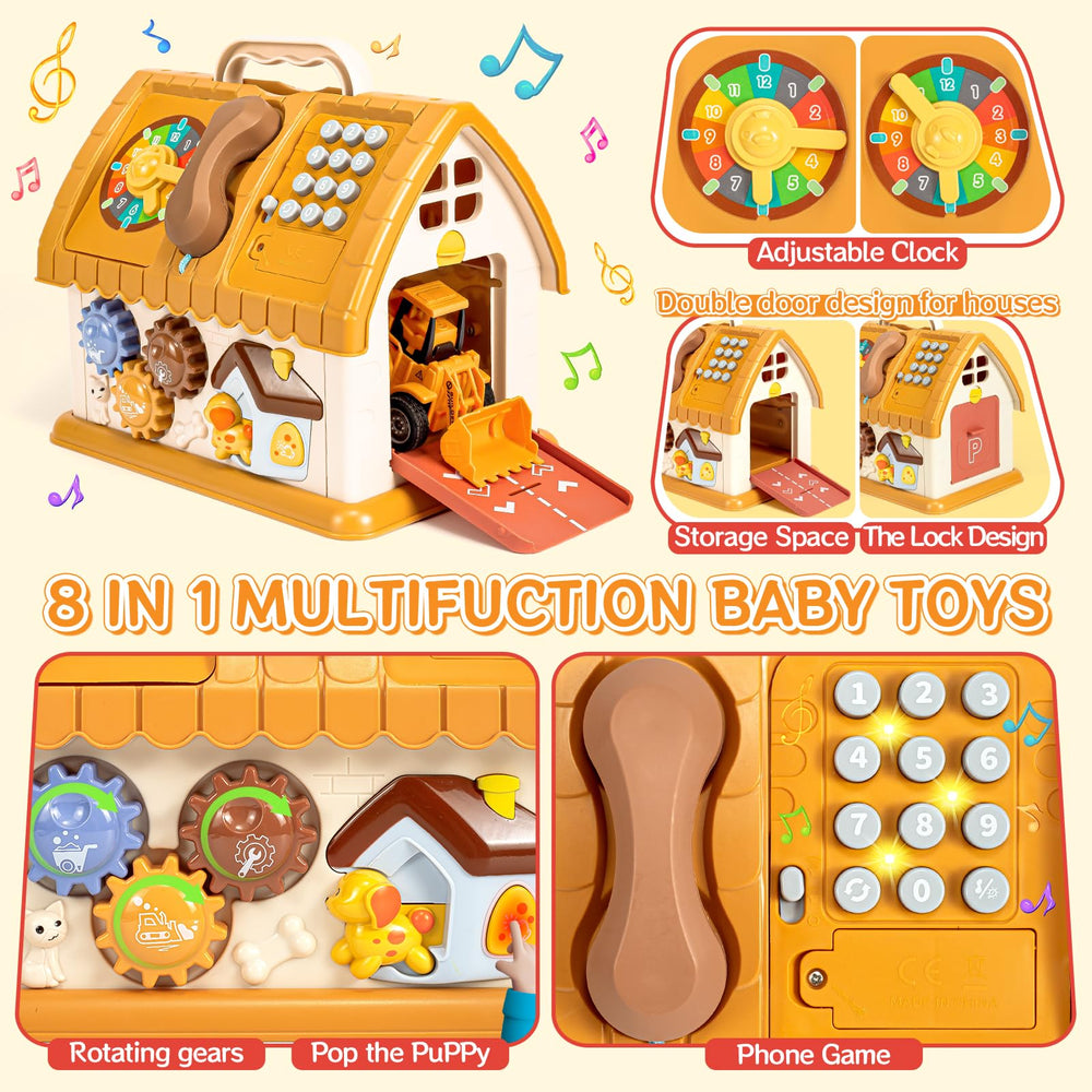 SLTBEH Montessori telephone supports pretend conversations and language use.