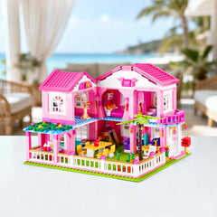 Sluban Garden Villa Friends decorative stickers bringing the villa to life during play.