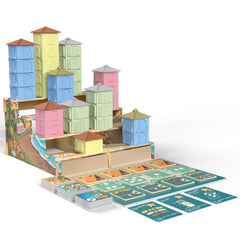 SlugFest Games Positano lot tiles lead to strategic placement for best coastal views