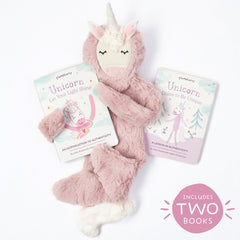 Slumberkins Unicorn Snuggler in 9x16 size for comforting hugs.