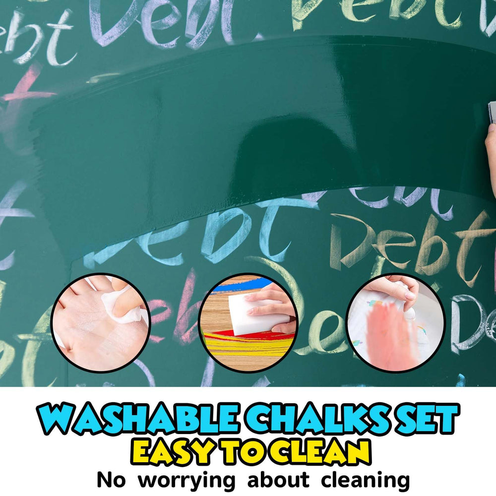 Small Fish 4-inch chalk sticks designed for easy gripping by kids and adults.