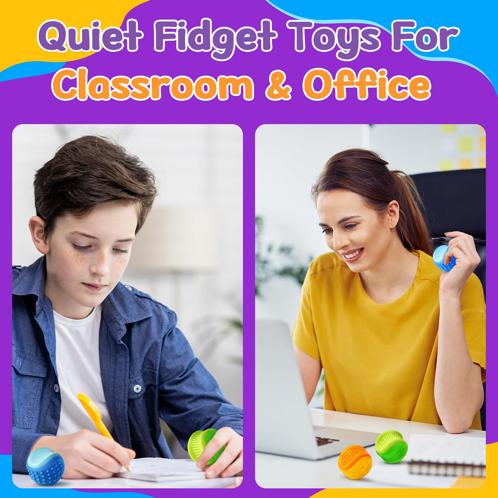 Small Fish anti-anxiety fidget ball suitable for classrooms to improve focus quietly.