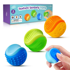 Small Fish fidget ball 3pack with double-sided texture for calm focus and discreet stress relief.