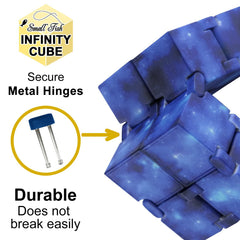 Small Fish Infinity Cube Toy eight-block design shown from side for tactile play