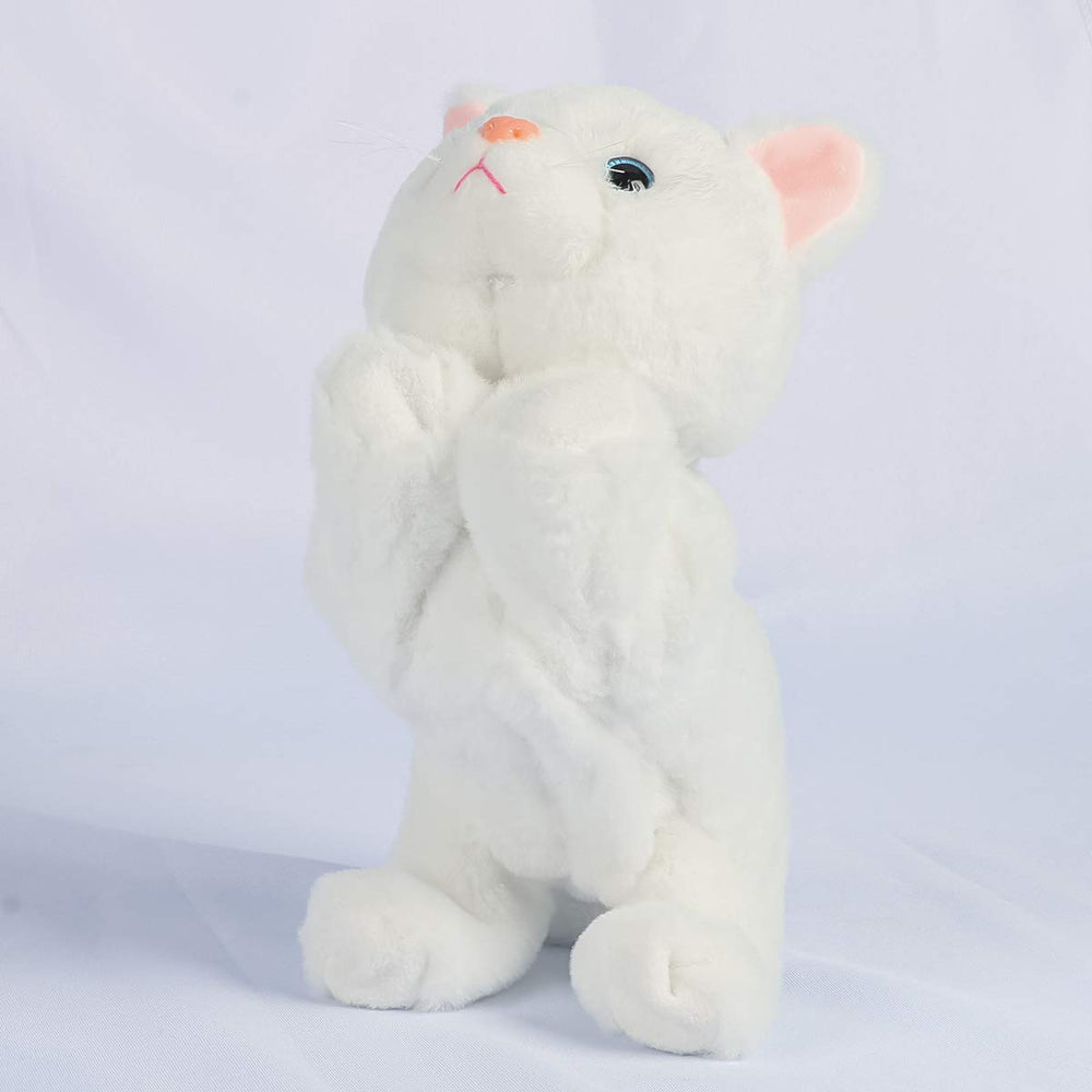 Smalody plush cat jumping action with meow feature sparks lively playtime