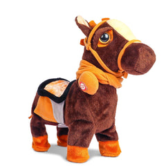 Smalody plush pony walking action for kids