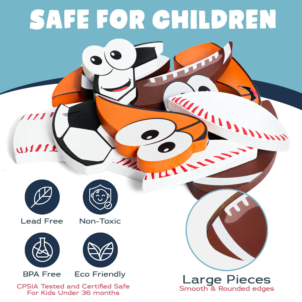 Smart and Sporty basketball puzzle encourages imaginative play and coordination