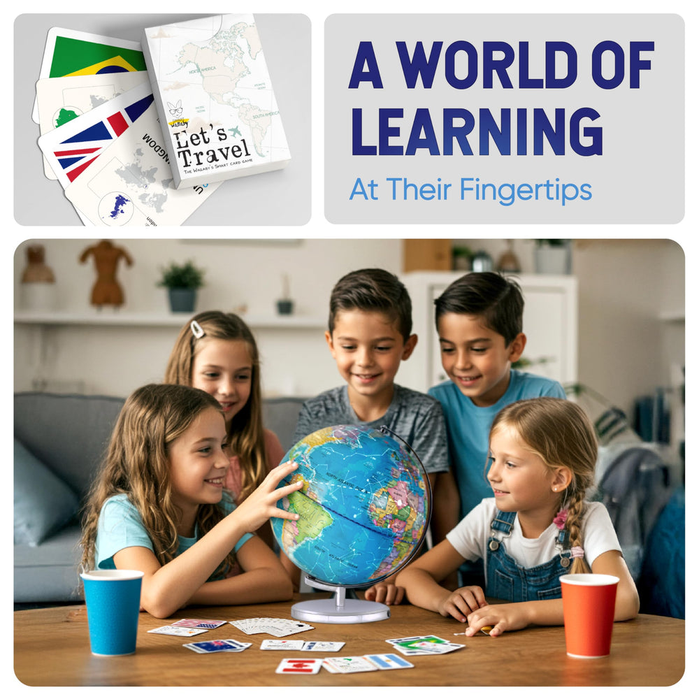 SMART WALLABY constellation mode highlights 88 stars for nighttime exploration