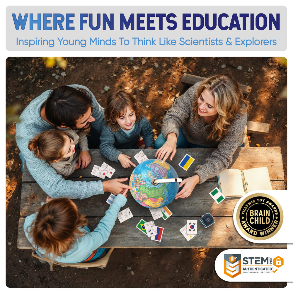 SMART WALLABY durable globe base ensures stable classroom use