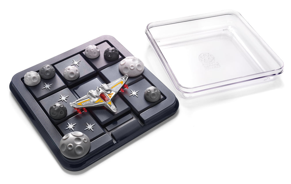 SmartGames Asteroid Escape 60-challenges booklet fuels steady problem-solving sessions