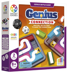 SmartGames Genius Connection 3D puzzle pieces on board boost strategic thinking