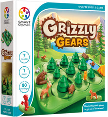 SmartGames Grizzly Gears Little Red Riding Hood token guiding a forest route