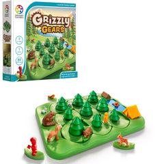 SmartGames Grizzly Gears rotating maze board ready for family play and challenges