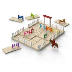 SmartGames Horse Academy course tiles help plan safe, efficient routes.