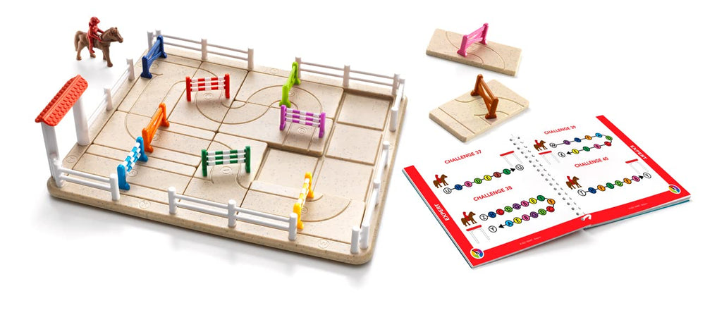 SmartGames Horse Academy interactive puzzle enhances critical thinking with hands-on fun.