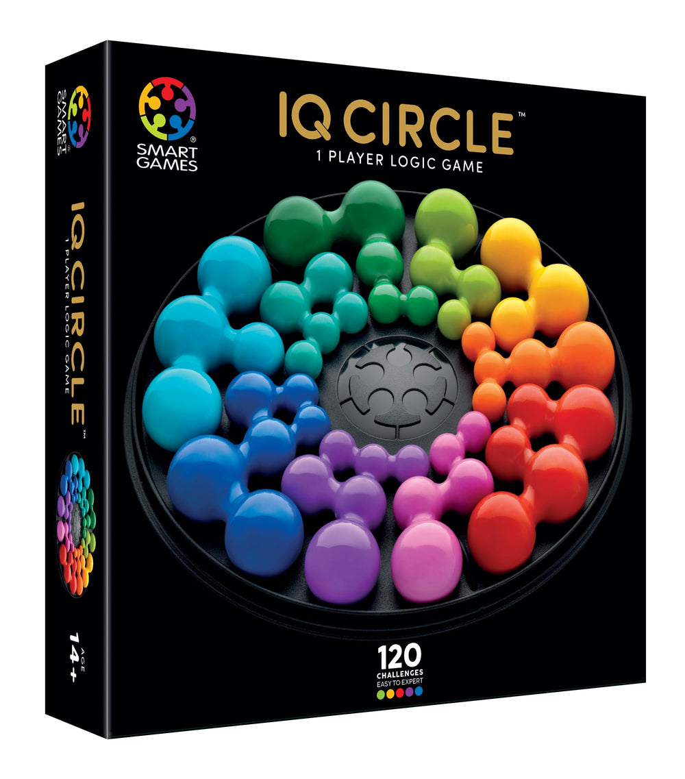 SmartGames IQ Deluxe Circle design with circular puzzle layout for focused thinking
