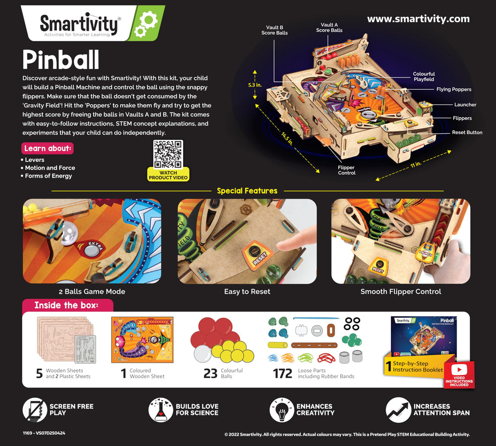 Engineered design by Smartivity delivers engaging, age-appropriate play.