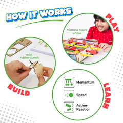 Smartivity Foosball Table DIY kit showcases step-by-step building for curiosity.