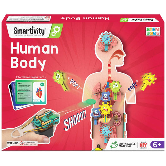 Smartivity human body model assembly kit for hands-on anatomy learning
