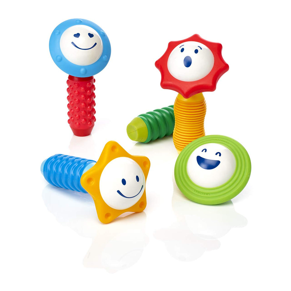 Large magnets and chunky shapes help toddlers manipulate pieces comfortably.