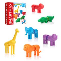 SmartMax My First Safari Rhino pieces support fine motor skills through simple snapping.